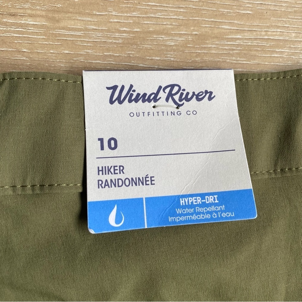 NWT WindRiver Cargo shorts Performance Quick Dry zippered pockets hiking size 10 - Picture 8 of 14